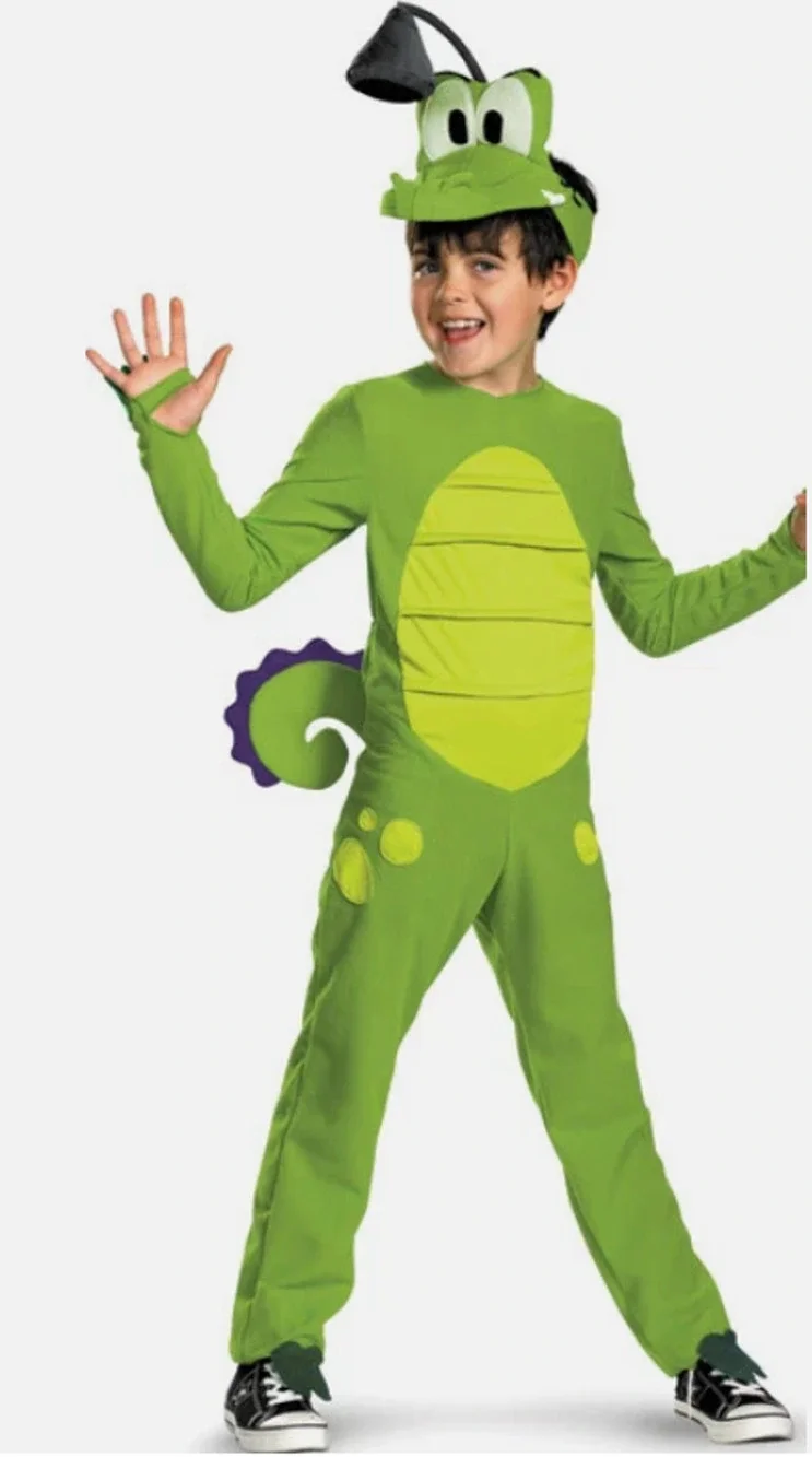 Disney Where's My Water? Swampy Costume Boy M 8 halloween green crocodile gator